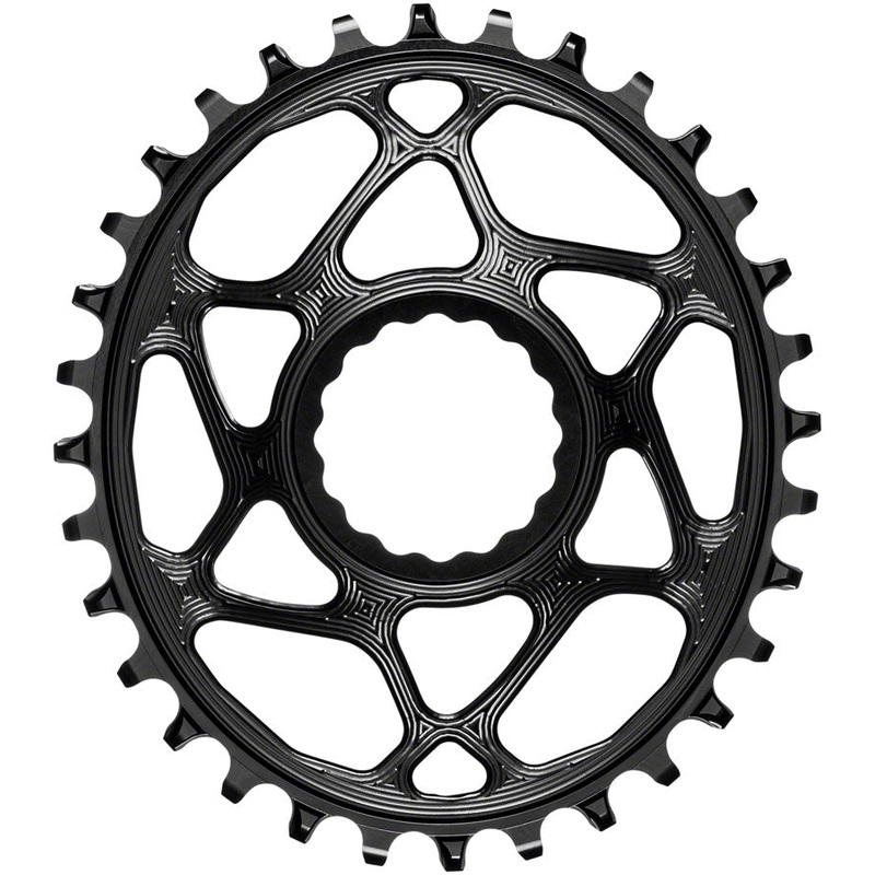 Absolute Black Spiderless Cinch DM Oval Chainring 32T - Black