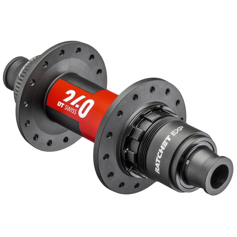 DT Swiss 240 EXP Rear Hub - 12 x 148mm Center-Lock XD Black/Red 28H 36pt