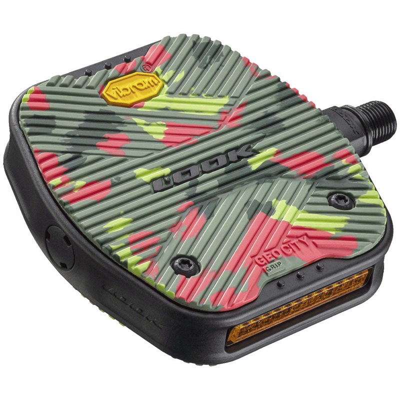 LOOK Geo City Grip Pedals - Platform 9/16" Camo
