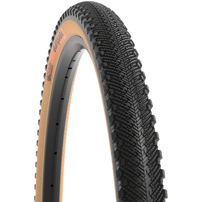 WTB Venture Tire - 700 x 50 TCS Tubeless Folding Black/Tan