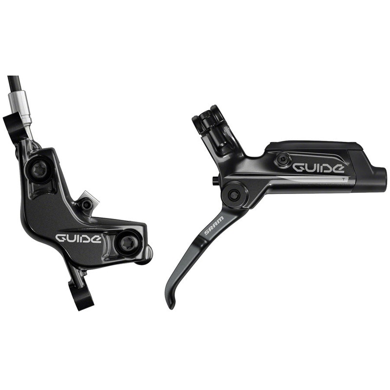 SRAM Guide T Disc Brake and Lever - Front Hydraulic Post Mount Black A1