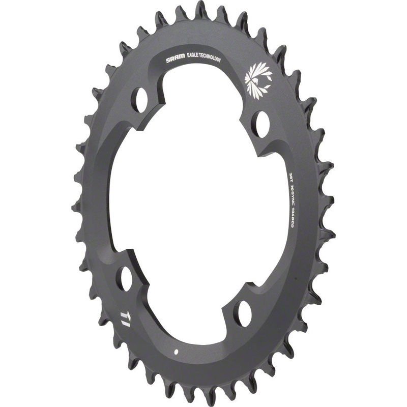SRAM X-Sync 2 Eagle Chainring - 38 Tooth 104mm BCD 12-Speed Black