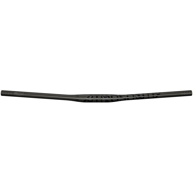TruVativ Atmos Carbon Flat Handlebar - 760mm Wide 31.8mm Clamp 0mm Rise Natural Carbon A1