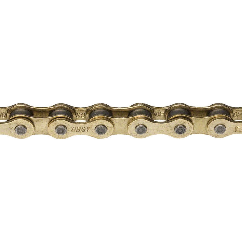 Odyssey Bluebird Chain - Single Speed 1/2" x 1/8" 112 Links Gold