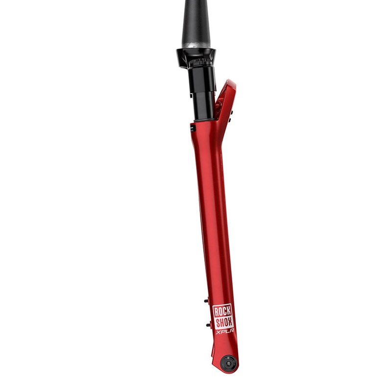 RockShox RUDY Ultimate XPLR Race Day 2 Suspension Fork - 700c 40 mm 12 x 100 mm 45 mm Offset Electric Red A2