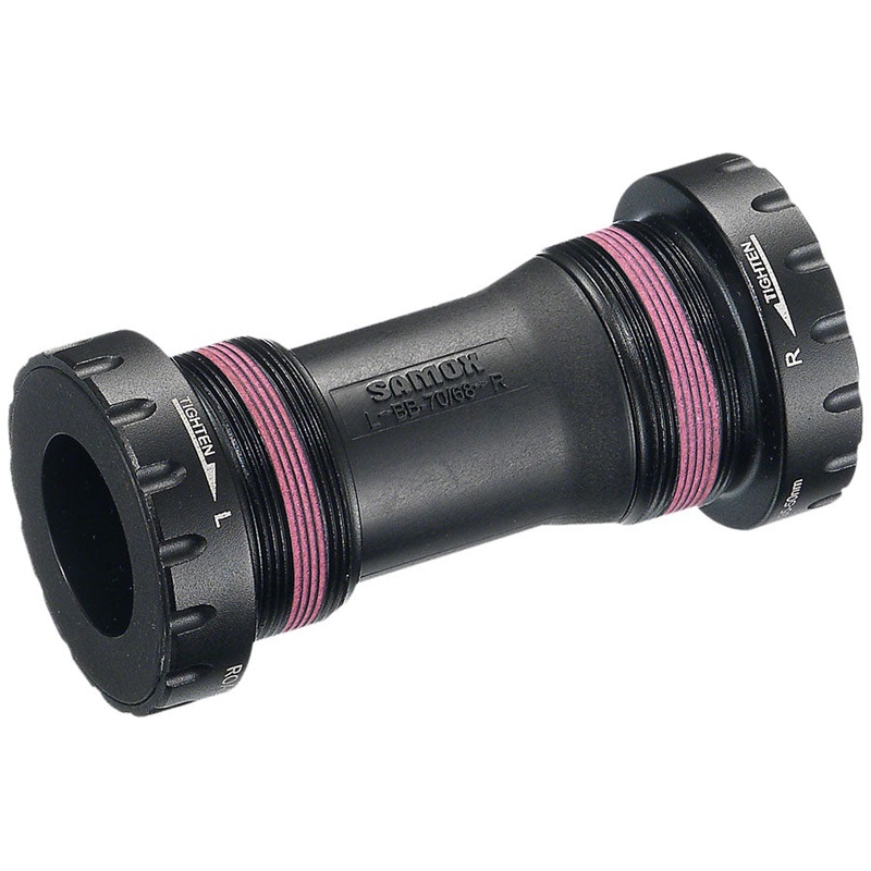 Samox English Bottom Bracket - English BSA 68/73mm For 24mm Spindle External BLK