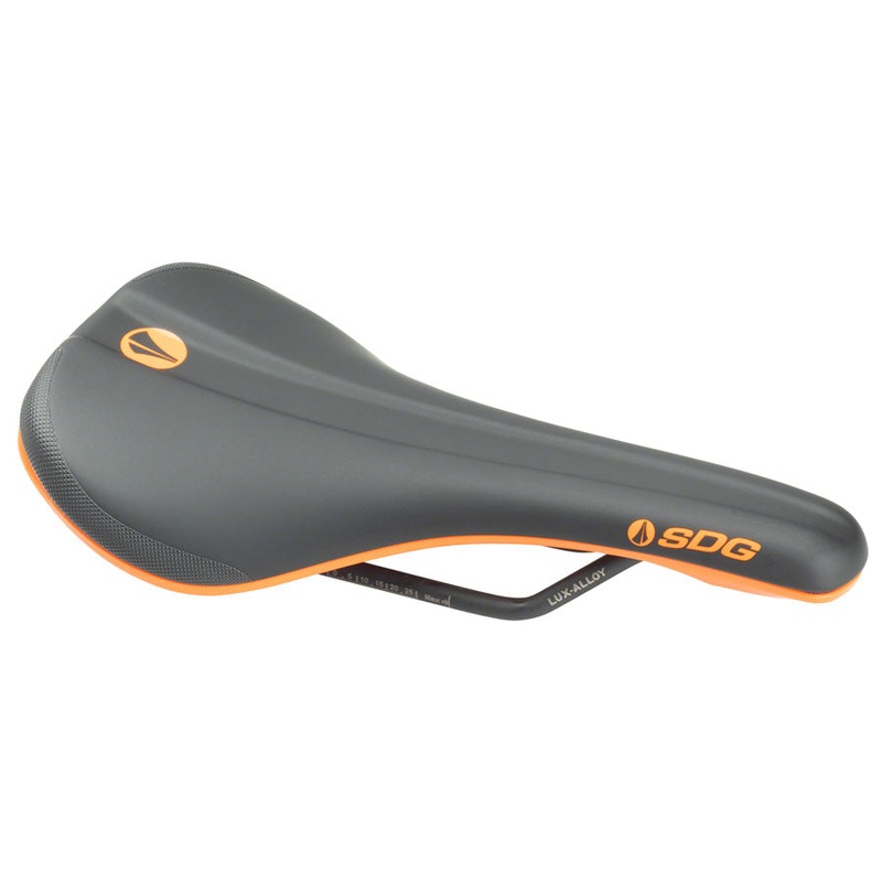 SDG Bel-Air V3 Saddle Lux-Alloy Rails Orange