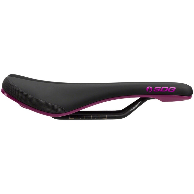 SDG Bel-Air V3 Saddle Lux-Alloy Rails Purple