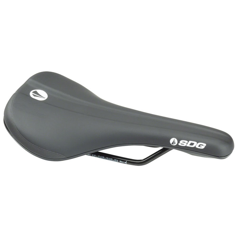 SDG Bel-Air V3 Saddle Steel Rails Black