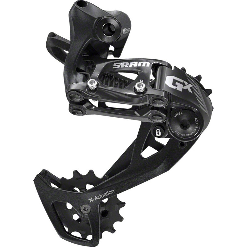 SRAM GX Rear Derailleur - 11 Speed Medium Cage Black 2x With Clutch