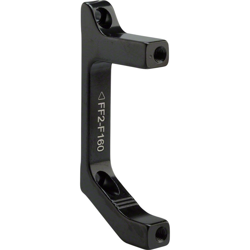 TRP FF2 Disc Brake Adapter - Front Flat Mount Fork to Post Mount Caliper For 160 mm Rotors Includes two M5x17mm Bolts