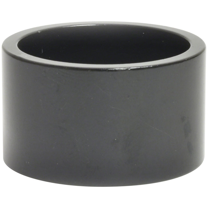 Wheels Manufacturing Aluminum Headset Spacer - 1-1/8" 20mm Black 1-each
