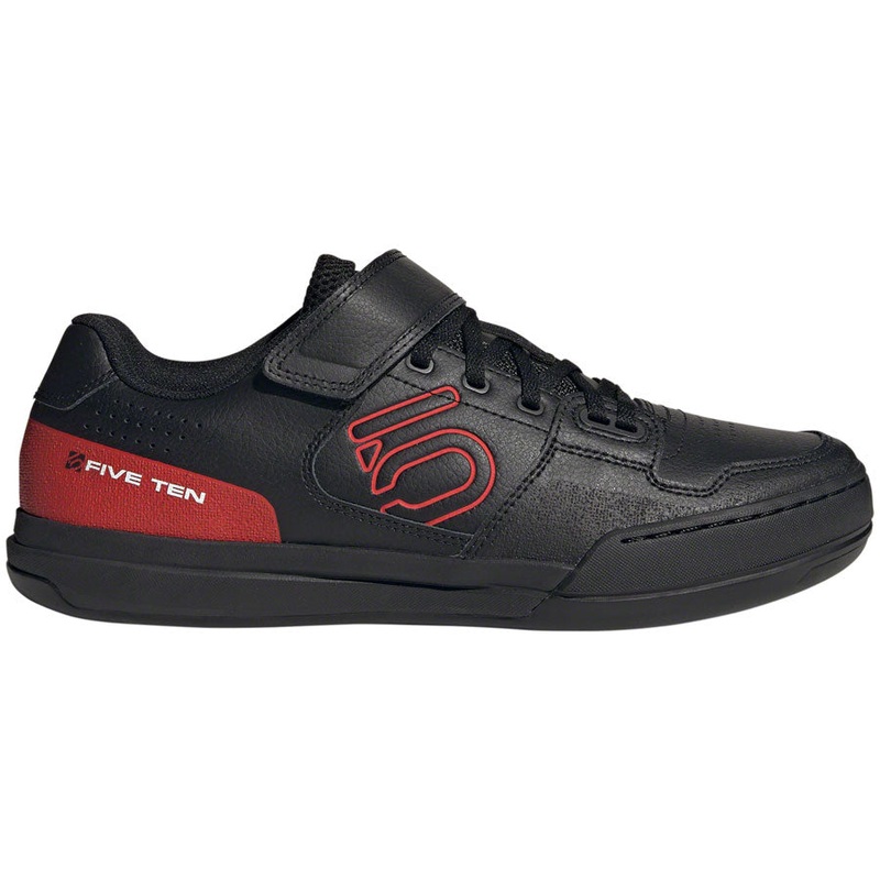 Five Ten Hellcat Mountain Clipless Shoes - Mens Core Black/Red/FTWR White 4