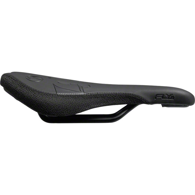 SDG Fly Jr Saddle Steel Rails -Blk/Blk