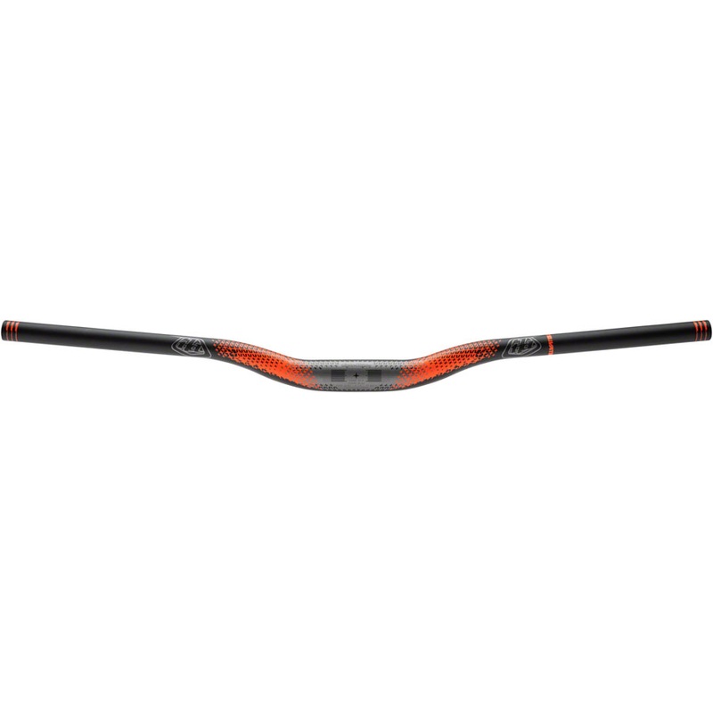 Truvativ Descendant CoLab Troy Lee Designs Riser Bar - 35mm clamp 760mm width 25mm rise Starburst Orange/BLK