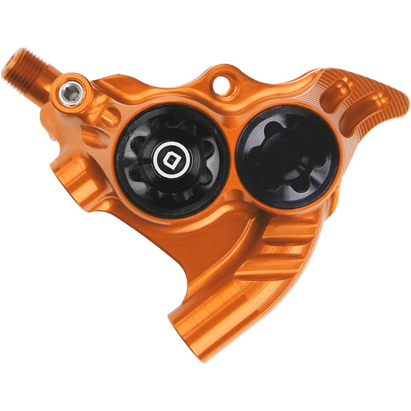Hope RX4+ Disc Brake Caliper - Flat Mount Rear +20mm DOT Type Orange