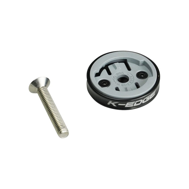 K-EDGE Wahoo Gravity Stem Cap Mount Wahoo Bolt Wahoo ELEMNT computers BLK
