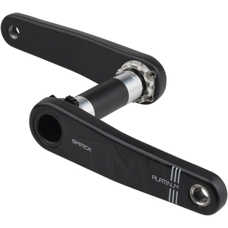 Samox Platinum TM-1 Carbon Crankset - 145mm 3-Bolt Direct Mount DUB Spindle BLK
