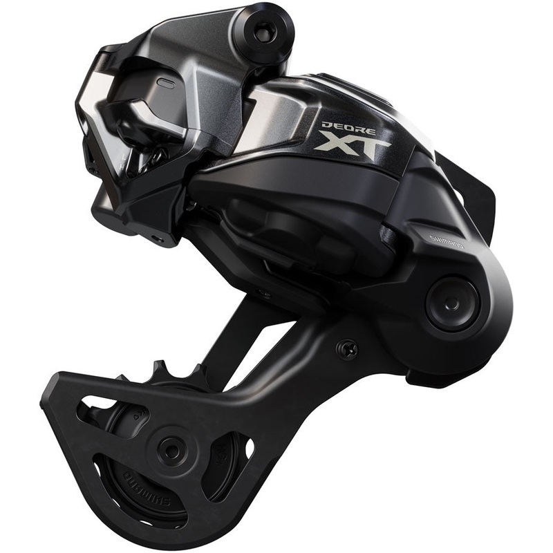 Shimano Deore XT RD-M8250-GS Di2 Wireless Rear Derailleur - 12-Speed Medium Cage Shadow ES BLK/Gray
