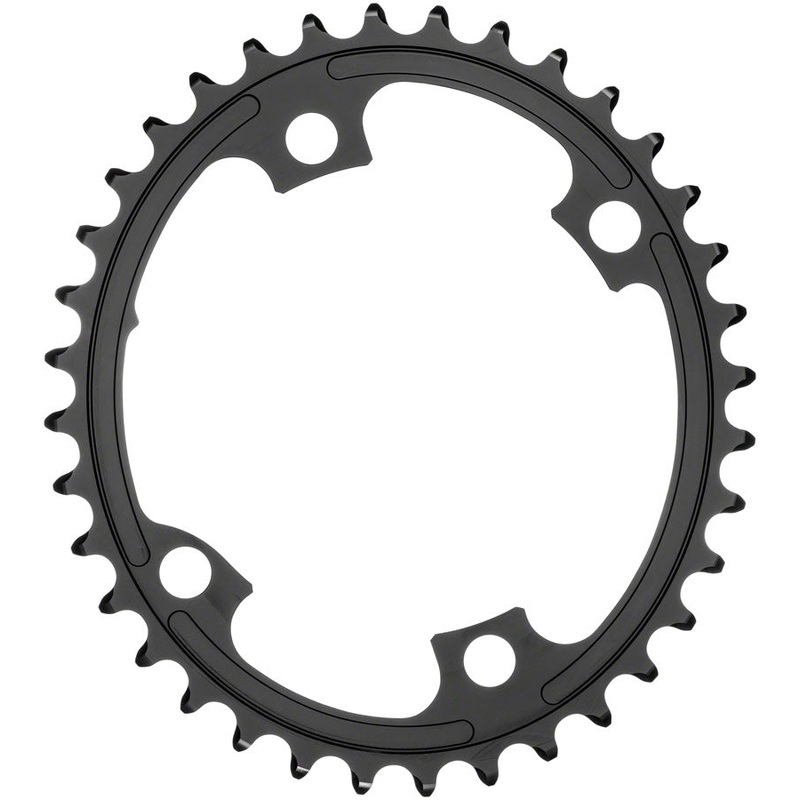 Absolute Black Premium Oval Road 39T Shimano 9100/8000 - Black
