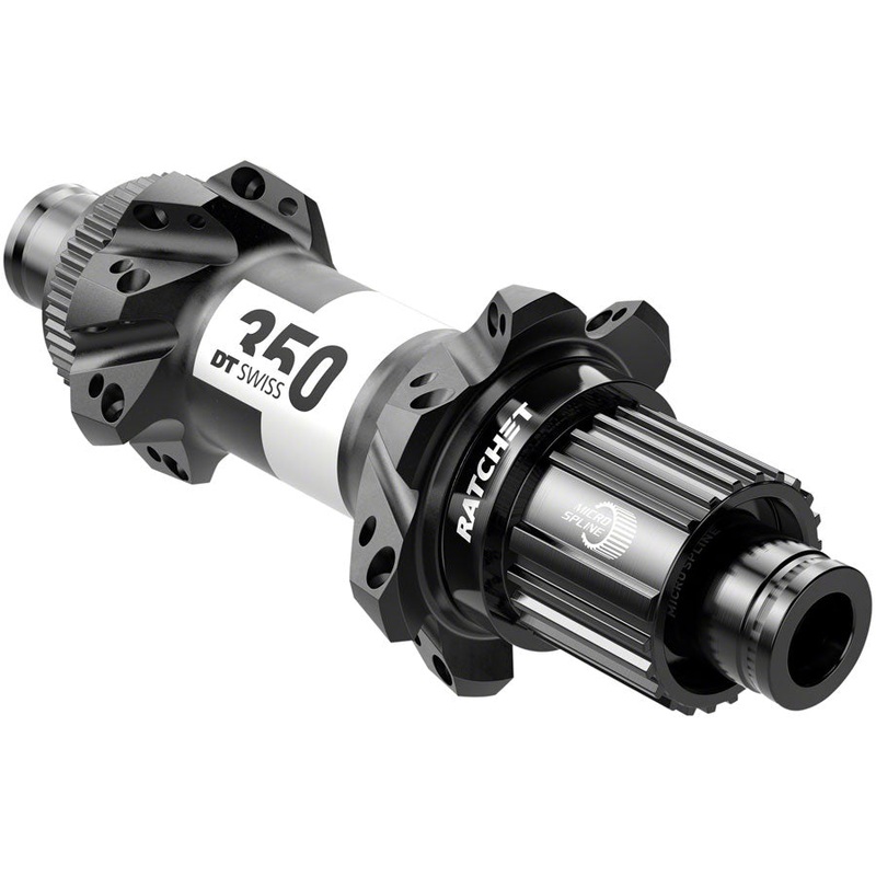 DT Swiss 350 Rear Hub - 12 x 148mm Center-Lock Micro Spline BLK 28H Straight Pull 36pt