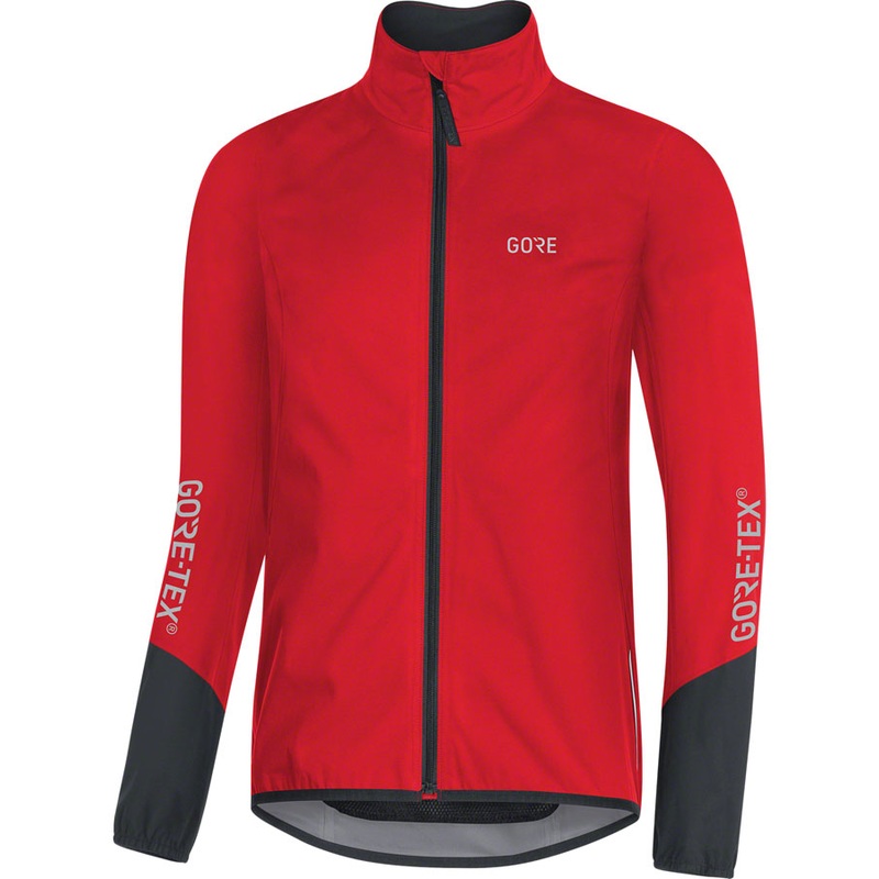 Gorewear C5 Gore Tex Active Jacket - Red/Black Mens Small