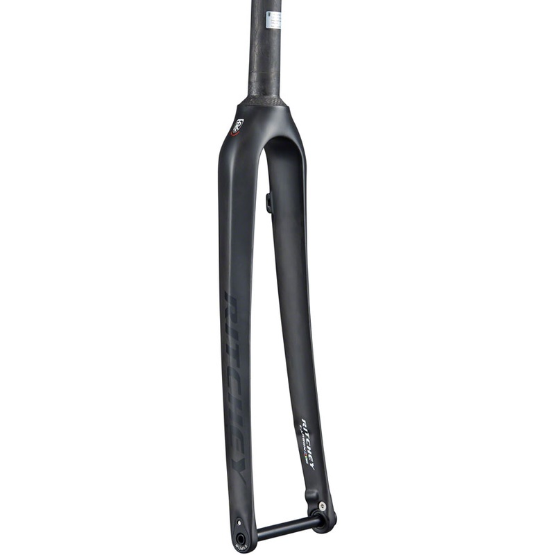 Ritchey WCS Carbon Cross Disc Fork - Tapered 45mm Rake 12mm Thru Axle Flat Mount 2020 Model Matte Carbon