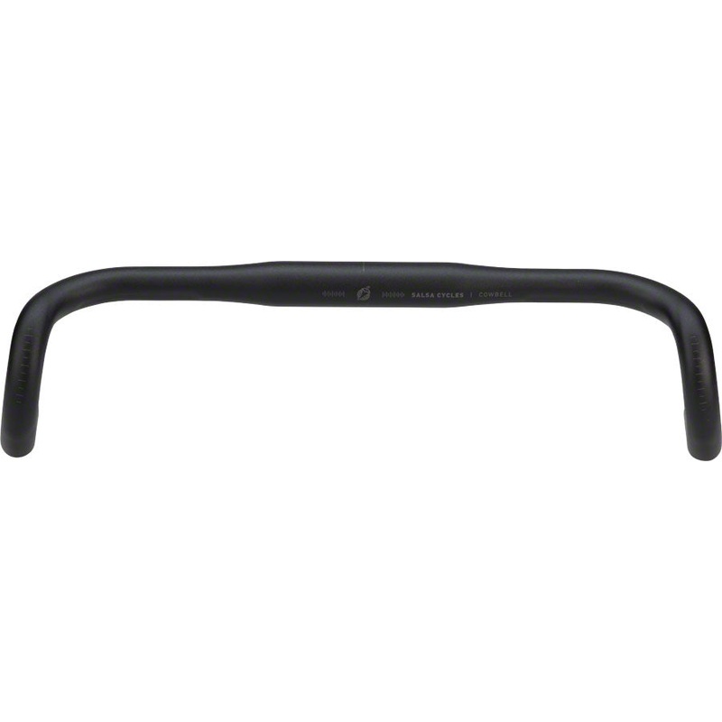 Salsa Cowbell Drop Handlebar - Aluminum 31.8mm 44cm Black
