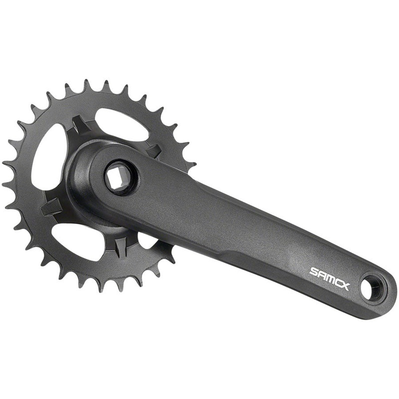 Samox M3s Crankset - 175mm 10-12 Speed 32t 3-Bolt Direct Mount JIS Square Taper BLK