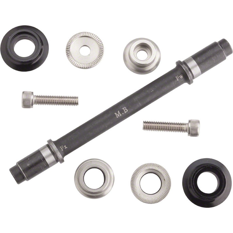 Surly Ultra New Hub Axle Kit - 130mm Rear Black