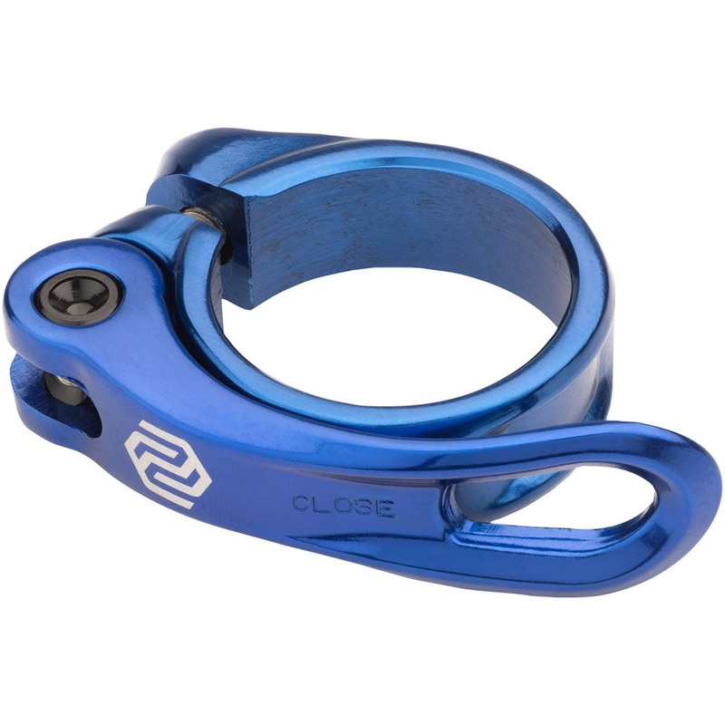 Promax QR-1 Seatpost Clamp - 31.8mm QR Blue