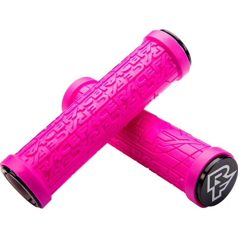 RaceFace Grippler Grips - Magenta Lock-On 30mm