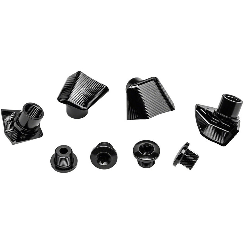 absoluteBLACK Crank Bolts and Covers - For Dura-Ace 9100 Cranks Black