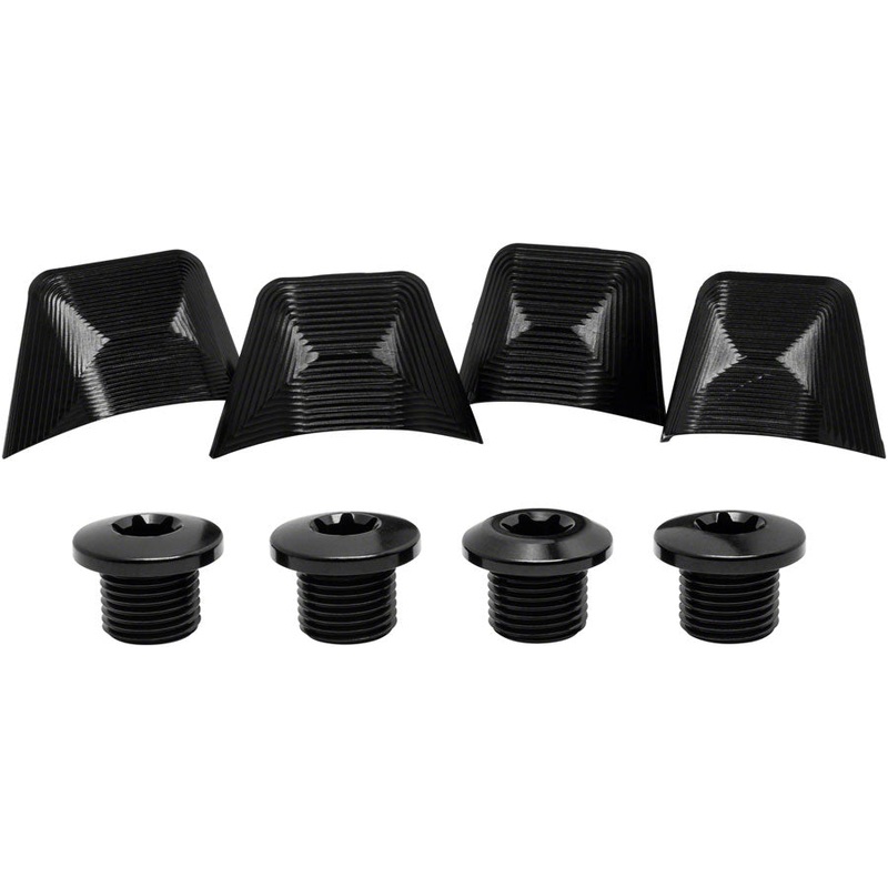 absoluteBLACK Crank Bolts and Covers - For Ultegra 6800 Cranks Black