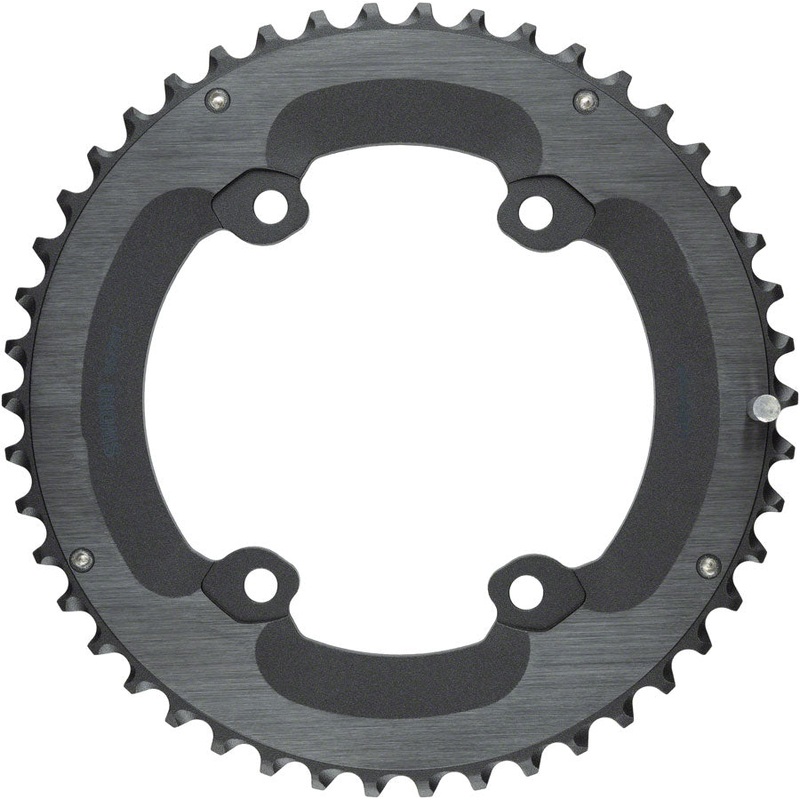 microSHIFT Sword Chainring - 46t 110 Asym BCD Outer ring 2 x 9/10-Speed BLK