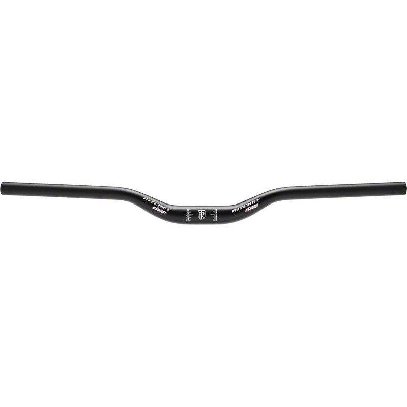 Ritchey RL1 Rizer Handlebar - Aluminum 670mm 30mm Rise 25.4mm 9 Deg Black