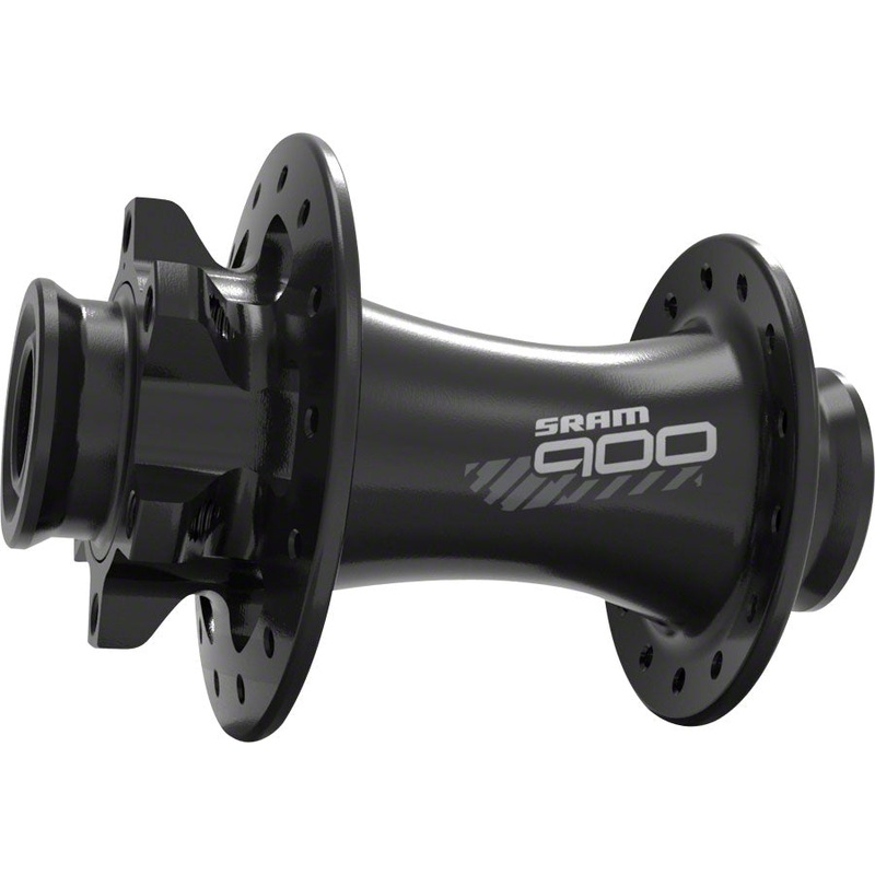 SRAM 900 Front Hub - 15/12/QR x 100mm 6-Bolt Black 28h