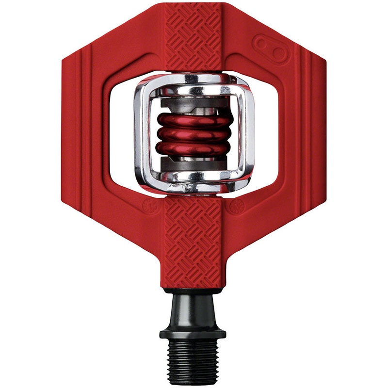 Crankbrothers Candy 1 Pedals - Dual Sided Clipless Platform Composite 9/16" Red