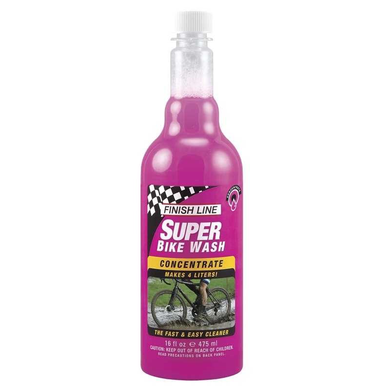 Finish Line Super Bike Wash Cleaner Concentrate 16oz (Makes 1 Gallon)