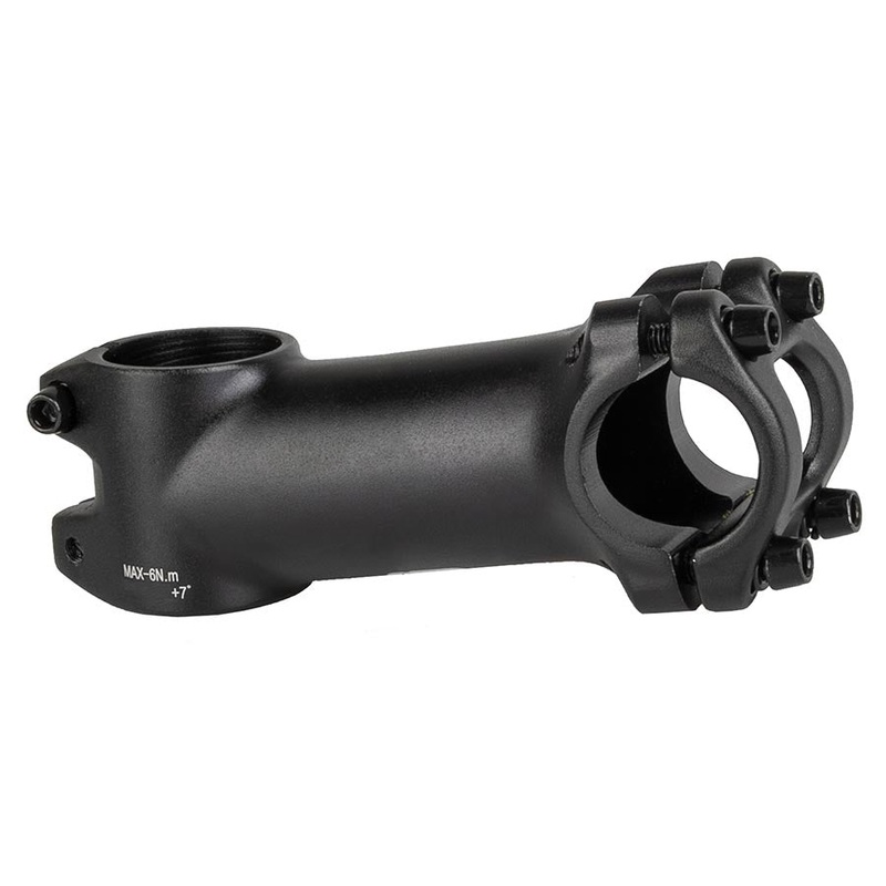 M-Wave ST-M3.3 Stem Diameter: 25.4mm Length: 90mm Steerer: 1-1/8 7 Black