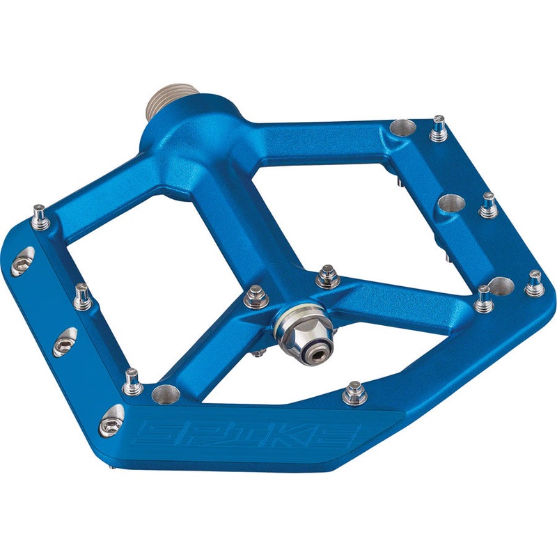 Spank Spike Pedals - Platform Aluminum 9/16" Blue