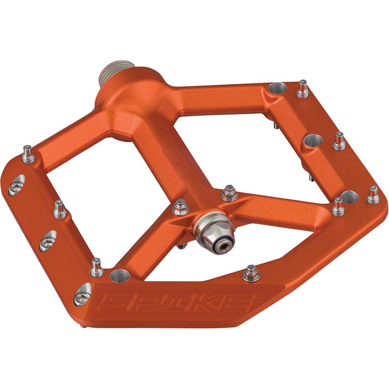 Spank Spike Pedals - Platform Aluminum 9/16" Orange