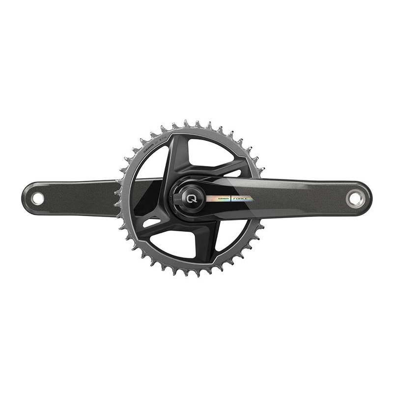 SRAM Force D2 1x Power Meter Crankset Speed: 12 Spindle: 28.99mm BCD: Direct Mount 40 DUB 170mm Black Road Disc