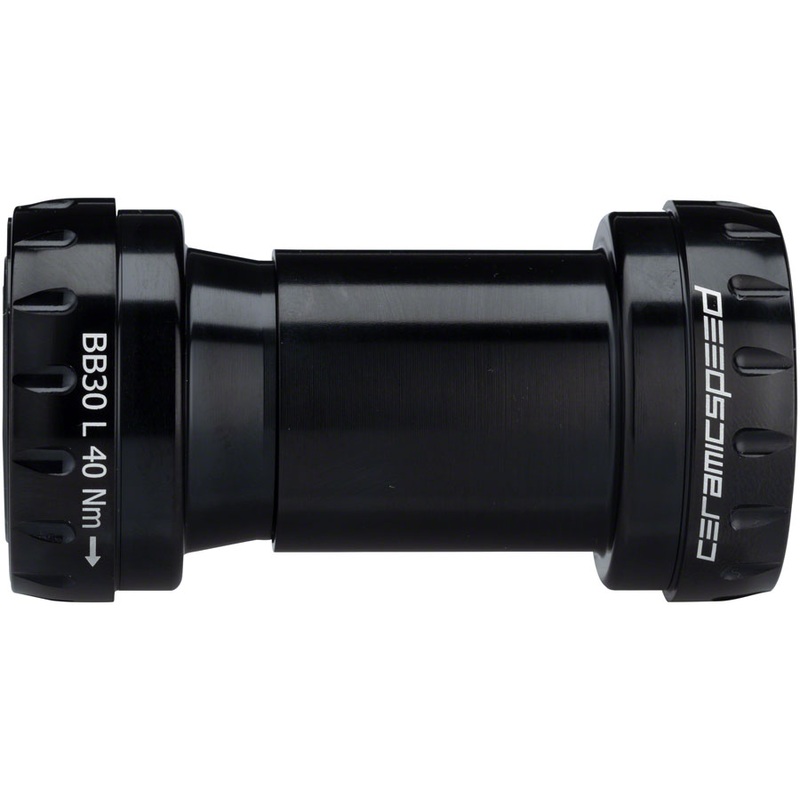 CeramicSpeed BB30 Road Bottom Bracket - 24mm Spindle Coated Races Black