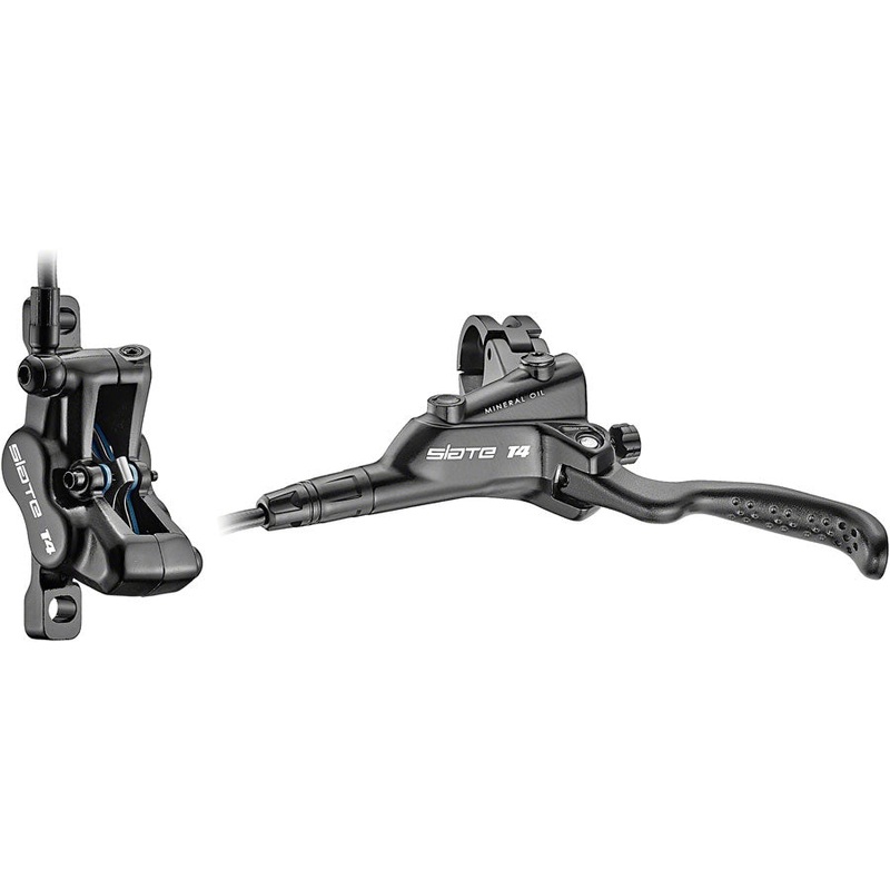 TRP Slate T4 Disc Brake and Lever - Rear Hydraulic Post Mount Black