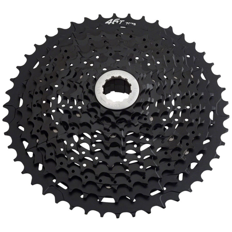 microSHIFT G11 Cassette - 11 Speed 11-46T Alloy Spider Black ED Coated