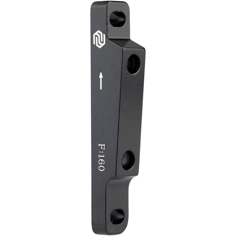 Promax Flat Mount Disc Brake Adapter - For Flat Mount Fork Fits 160mm Front Rotors