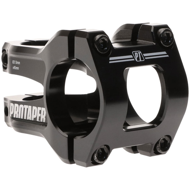 ProTaper Vice Trail Stem - 40mm 31.8mm Clamp +/-0 1 1/8" Aluminum Black