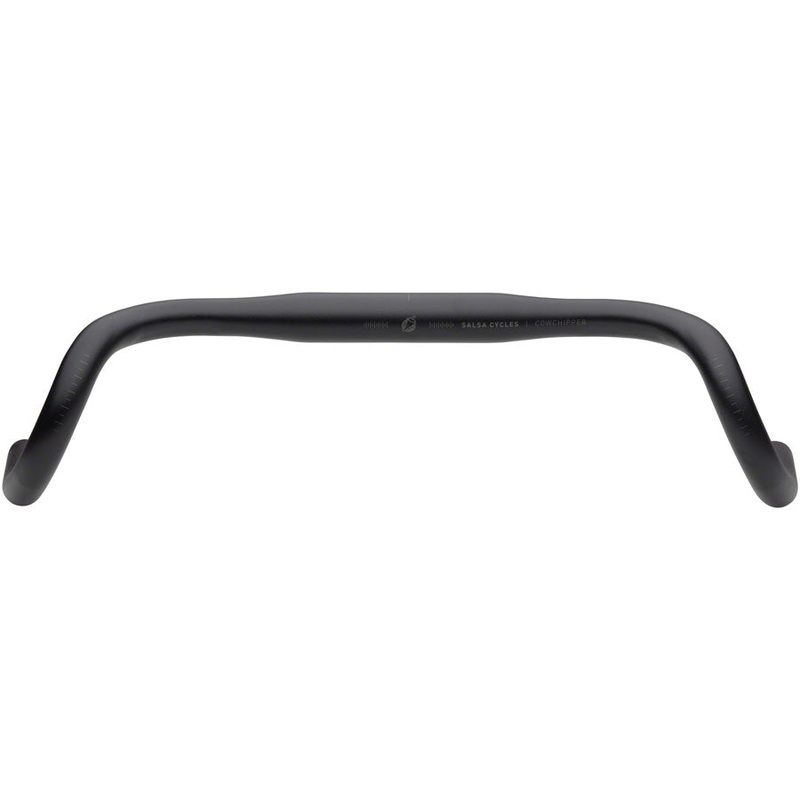 Salsa Cowchipper Drop Handlebar - Aluminum 31.8mm 38cm Black