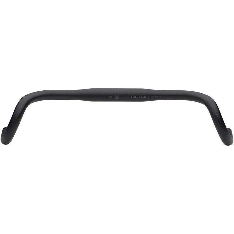 Salsa Cowchipper Drop Handlebar - Aluminum 31.8mm 44cm Black